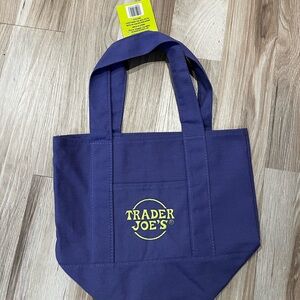 Trader Joe's Blue Tote Bag